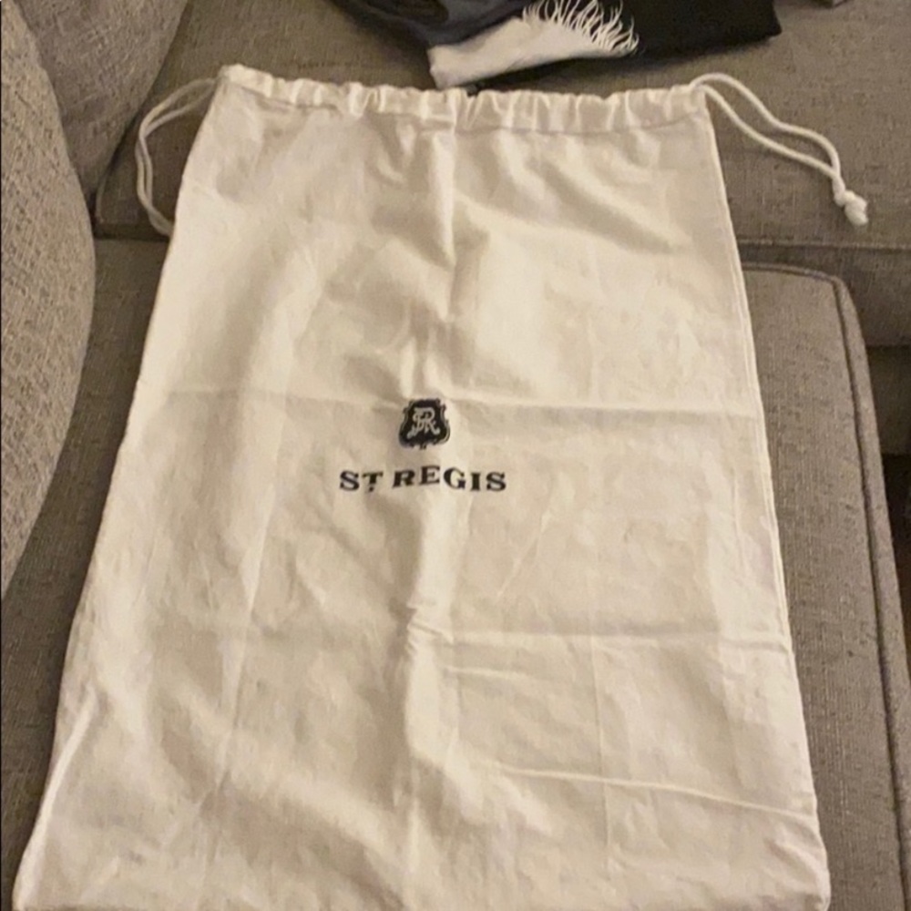 St. Regis Hotel white dustbag - approx 17" x 25.5"